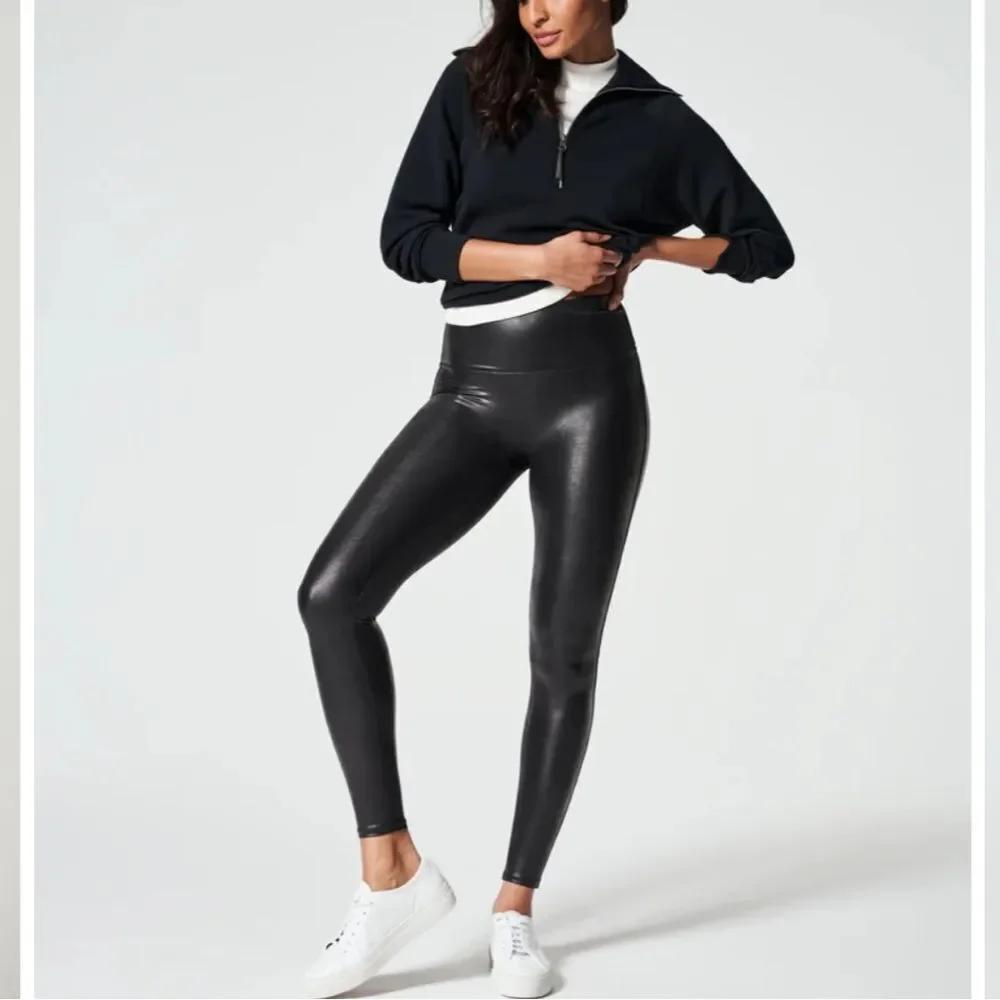Spanx Faux leather Leggings XS